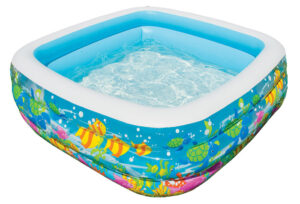 استخر بادی مربع طرح آکواریومی