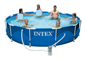 استخر پیش ساخته 76*366 با پمپ تصفیه