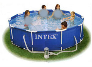 استخر پرتابل 3.05 متری با پمپ تصفیه